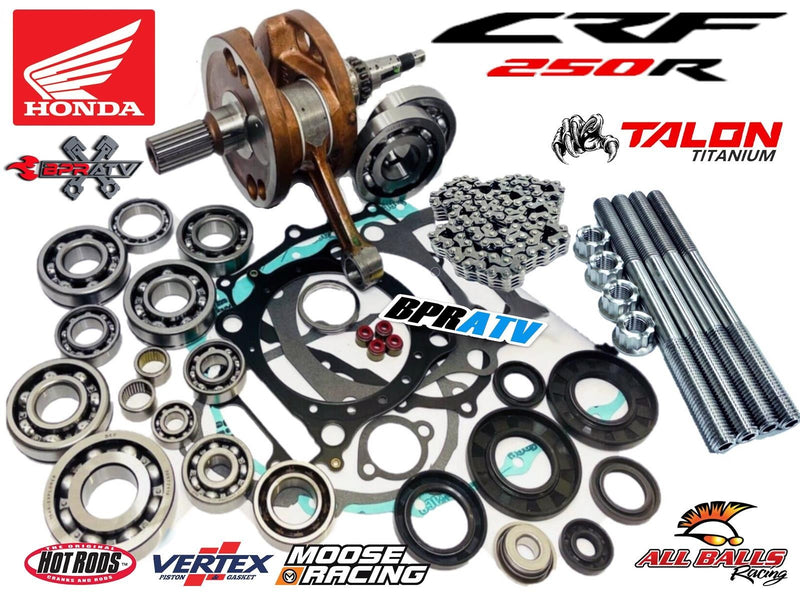 08-09 Honda CRF250R CRF 250R Complete Rebuild Kit Stock Engine Motor Rebuild Kit