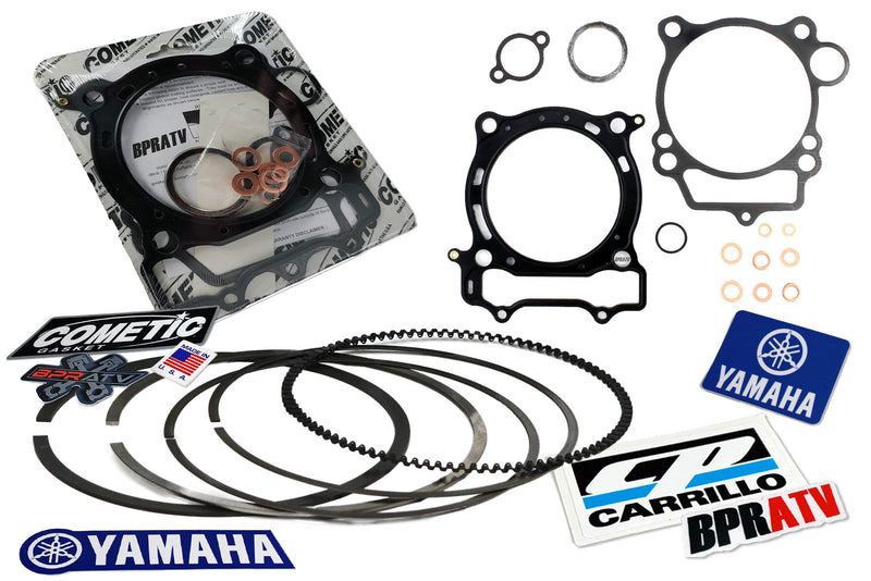 YFZ450R YFZ 450R YFZ450X 95mm Stock Standard Bore CP Piston Rings Cometic Gasket