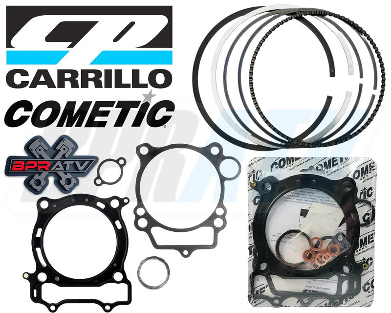 YFZ450R YFZ 450R YFZ450X 95mm Stock Standard Bore CP Piston Rings Cometic Gasket