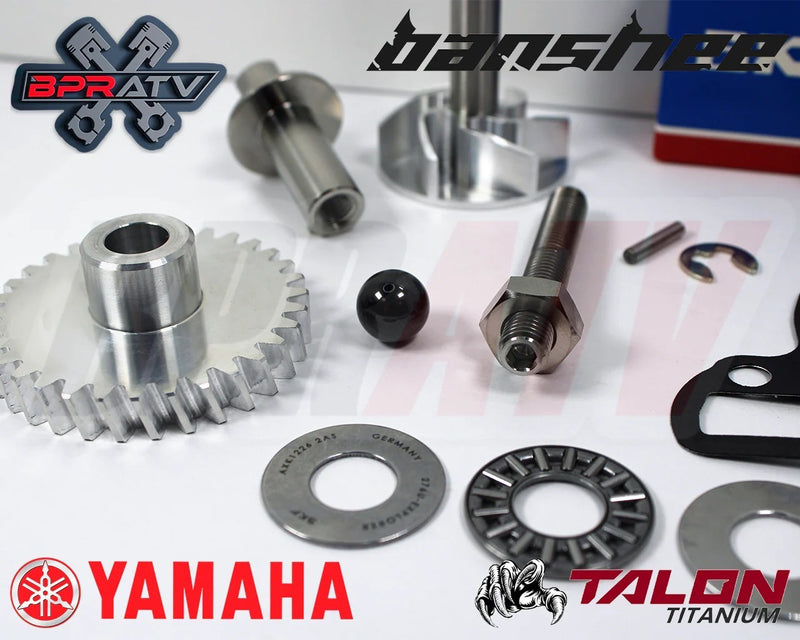 Banshee Billet Water Pump Rebuild Kit & CNC Titanium Clutch Pusher Upgrade Kit
