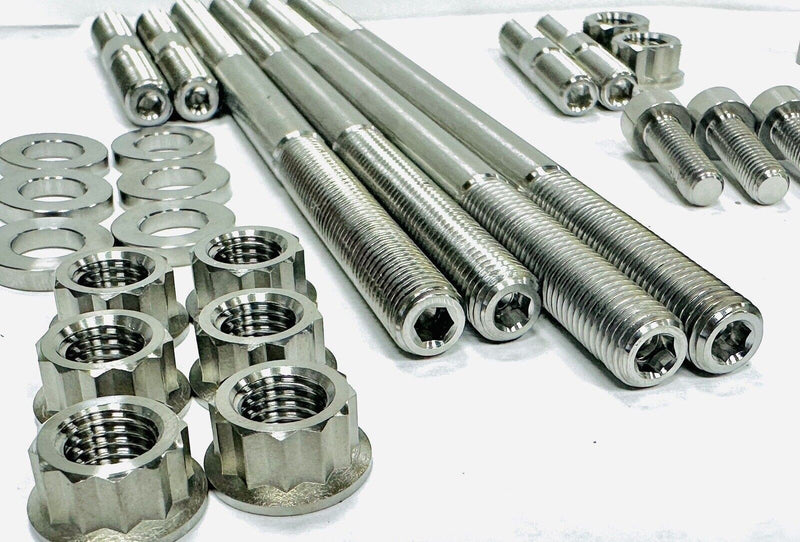2015+ Raptor 700 700R Cylinder Head Stud Bolt Kit Complete TITANIUM Studs Bolts
