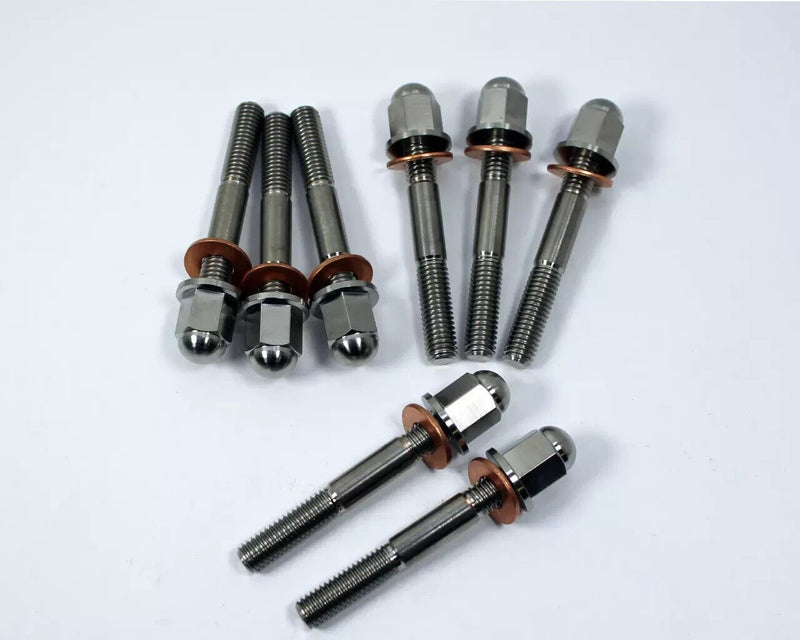 Yamaha Banshee 350 BPRATV TITANIUM Pro Design Cool Head Stud Kit & Ti ACORN Nuts