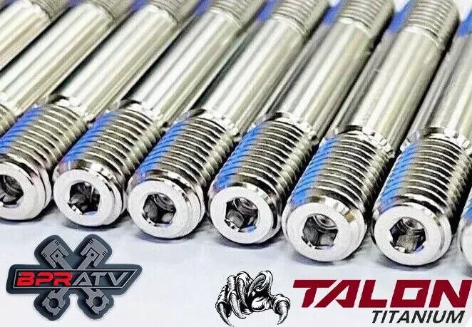 Yamaha Banshee 350 BPRATV TITANIUM Pro Design Cool Head Stud Kit & Ti ACORN Nuts