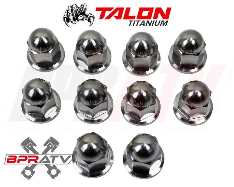 Banshee YFZ 350 BPRATV TITANIUM Pro Design Cool Head Stud Kit Ti ACORN Nuts Set