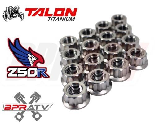 Honda ATC250R ATC 250R TITANIUM Lug Nut Complete Set Front Rear Kit Set of 16