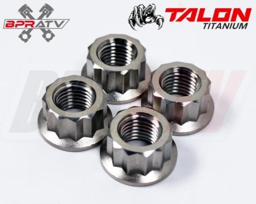 Honda ATC250R ATC 250R TITANIUM Lug Nut Complete Set Front Rear Kit Set of 16