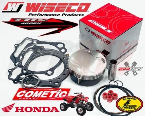 Honda 400EX 400X Wiseco 87mm BIG BORE 10:1 Piston COMETIC Top End Gasket Kit MLS