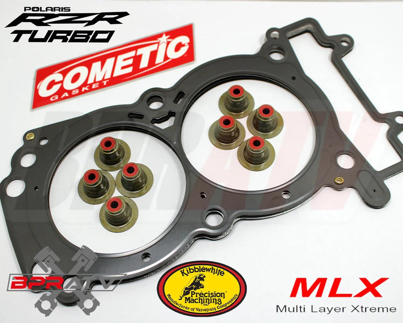 Polaris RZR XP Turbo S S4 XP4 MLX 4-Layer Head Gasket Kibblewhite RED Viton Seal