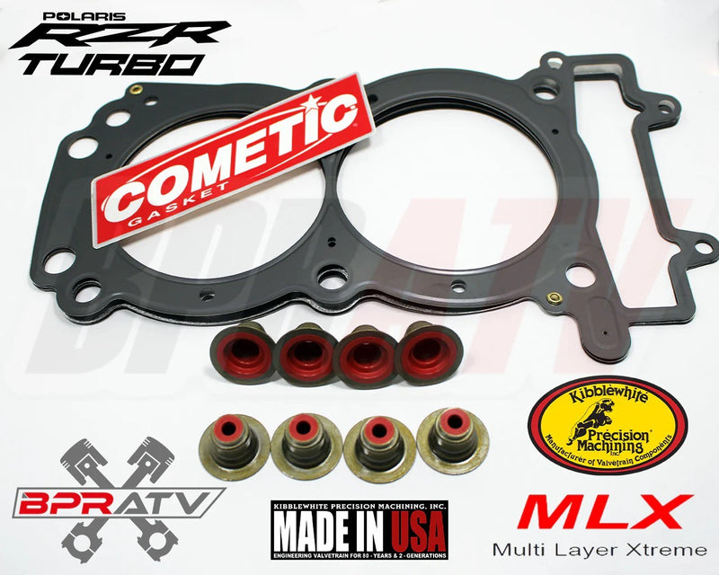 Polaris RZR XP Turbo S S4 XP4 MLX 4-Layer Head Gasket Kibblewhite RED Viton Seal