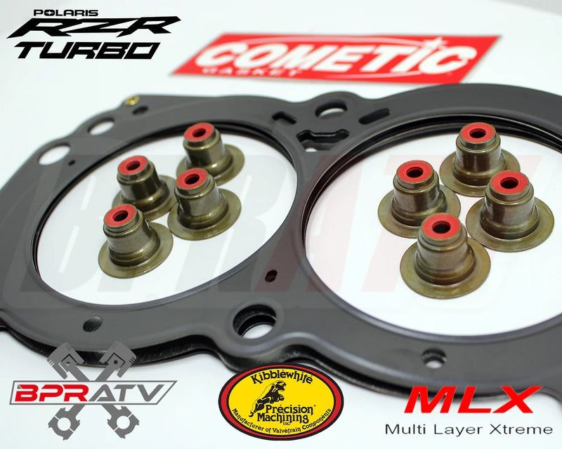 Polaris RZR XP Turbo S S4 XP4 MLX 4-Layer Head Gasket Kibblewhite RED Viton Seal