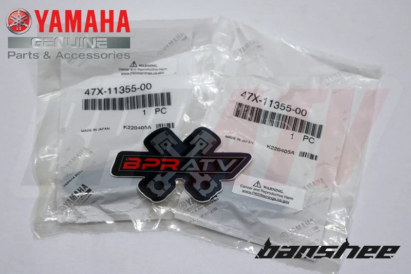 Banshee 350 YFZ 350 GENUINE Yamaha OEM Cylinder Seal Seals Cooling Plugs 1 PAIR