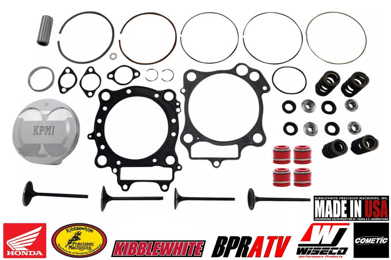 04 05 Honda TRX450R TRX 450R Kibblewhite Valves Titanium Springs Piston Cometic