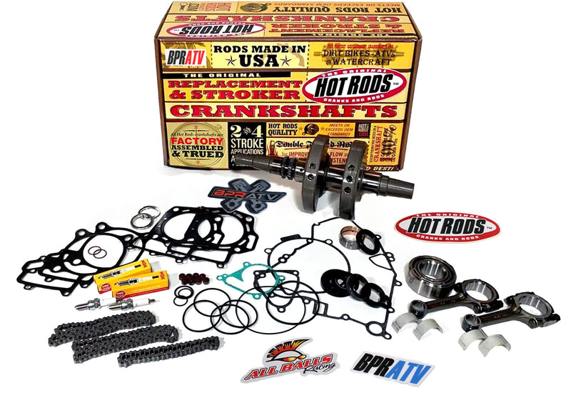 08-11 Kawasaki Teryx 750 Bottom End Hotrods Crank Rods Rebuild NGK 3 Cam Chains
