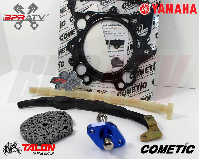 04-07 Rhino 660 Cam Timing Chain Guides BLUE Cam Chain Tensioner Cometic Gasket