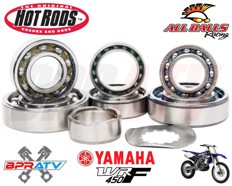 YZ450F WR450F YZ426F WR400 Hot Rods Heavy Duty Transmission Bearings Kit Hotrods