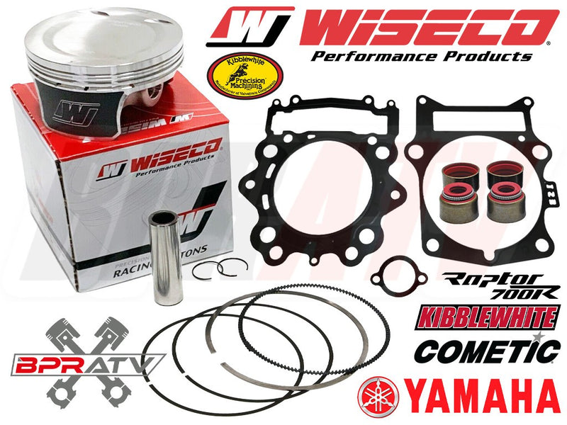 Raptor 700 YFM700R 734cc 105.5mm Big Bore WISECO RACE Piston 14:1 Cometic Gasket