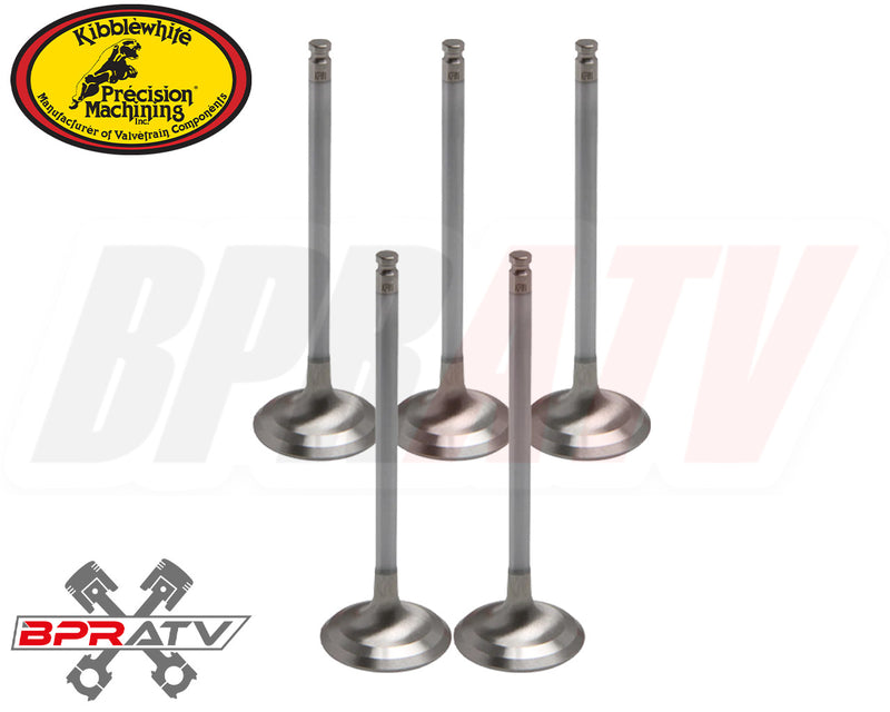 03-15 Yamaha WR450F WR 450F KIBBLEWHITE +1mm Intake Exhaust Valves RED Seals Kit