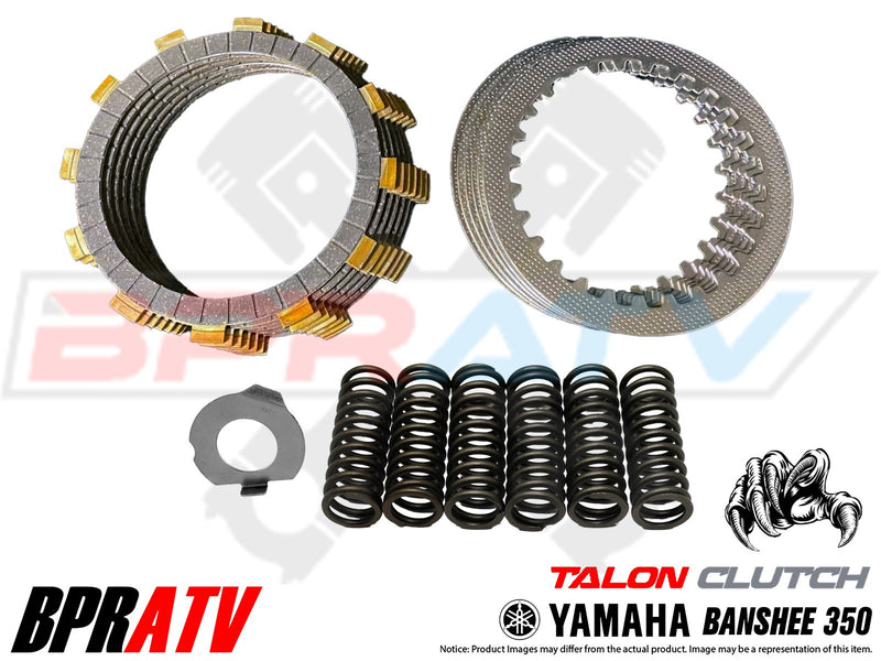 BPR ATV Yamaha Banshee YFZ 350 Heavy Duty Steel Fibers Springs Plate Clutch Kit