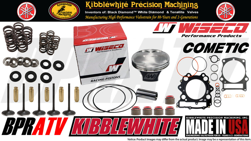 01-08 Yamaha 660 OEM Stock Wiseco Piston & Kibblewhite Cylinder Head Service Kit