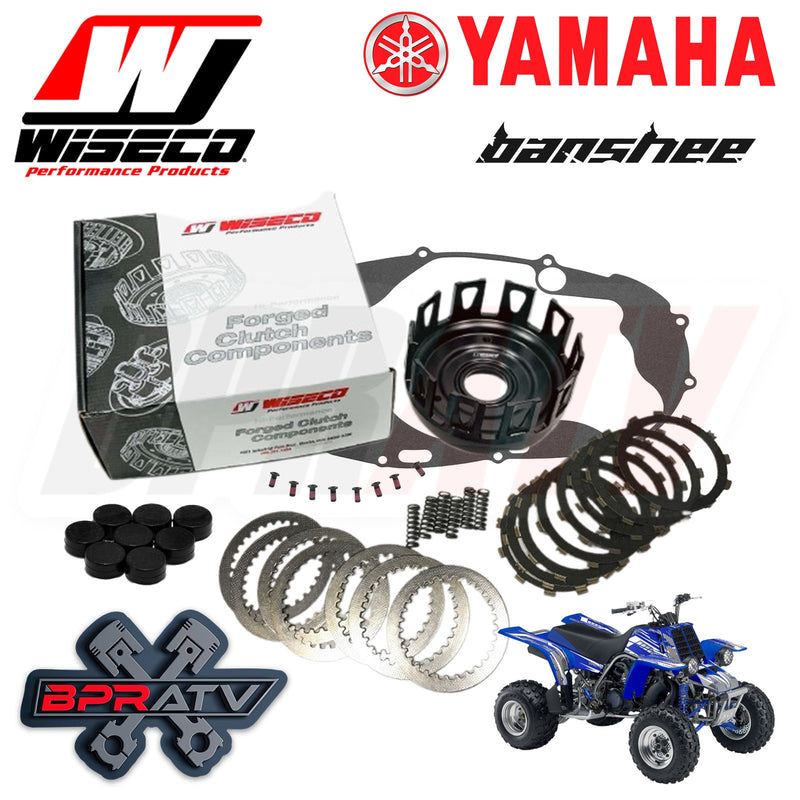 Yamaha Banshee 350 RZ 350 Forged CNC WISECO Heavy Duty Clutch Basket 8 9 Plate