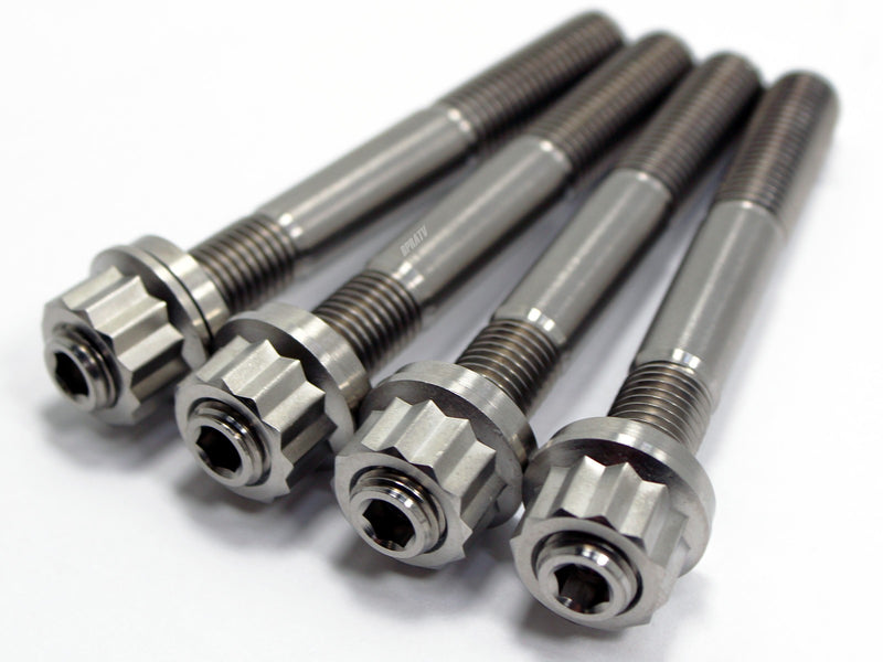 Polaris Sportsman 500 Cylinder Stud Bolts TITANIUM Studs Nut Case Bolt Kit Set