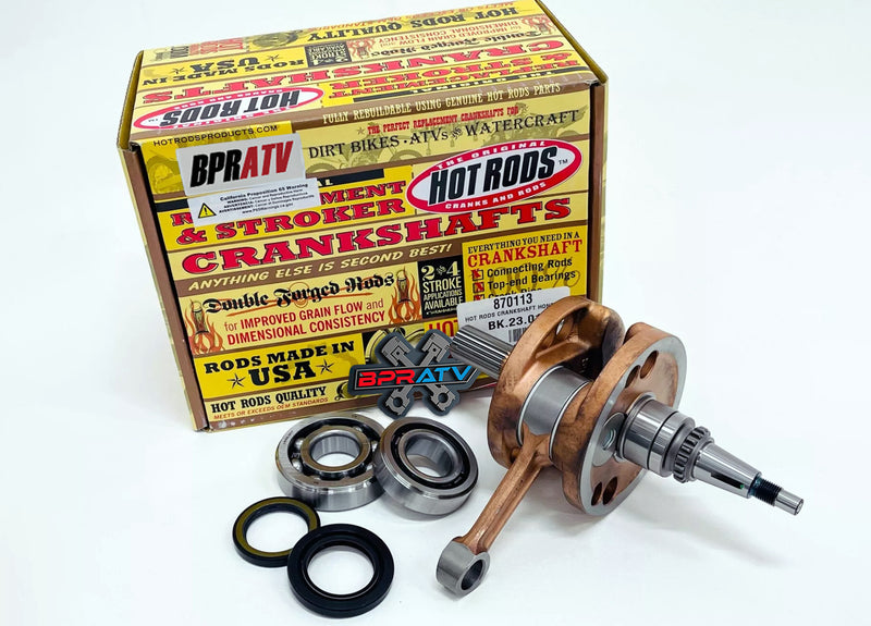 06-14 Honda TRX450R TRX 450R Hotrods Crank Wiseco Piston Gaskets Rebuild Kit