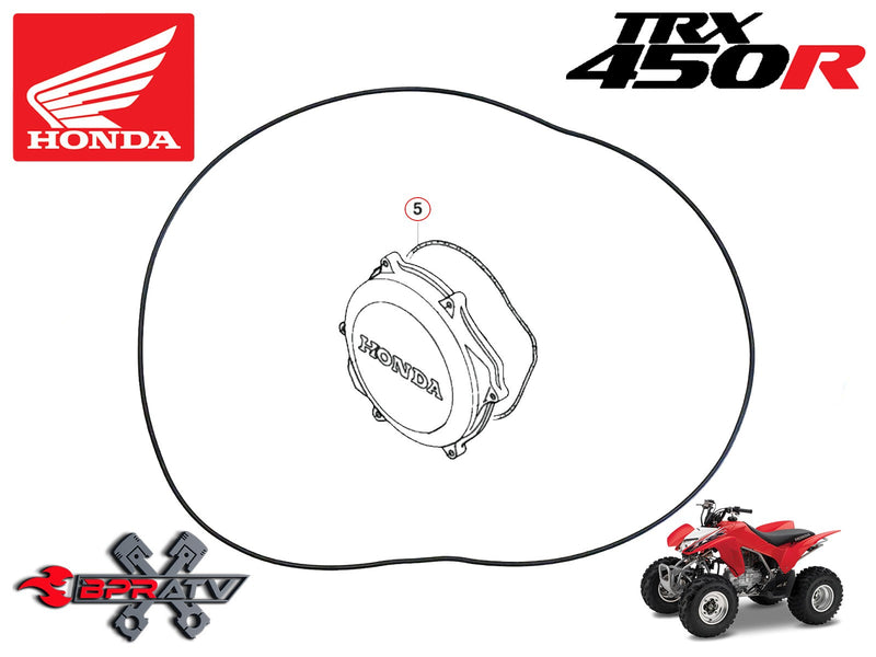BPRATV Honda TRX450R TRX 450R Heavy Duty Steel Plates Fibers Springs Clutch Kit