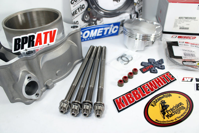 Polaris Predator 500 Outlaw Cylinder Wiseco Piston Ti Studs Top End Rebuild Kit