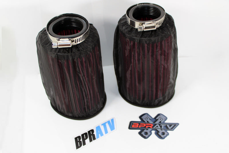 Yamaha Banshee K+N Style PWK 26mm Carburetor 5" Air Filter Pods OUTERWEARS Pair