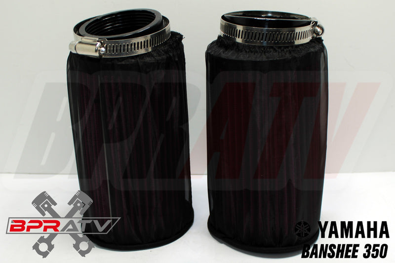 Yamaha Banshee K+N Style PWK 26mm Carburetor 5" Air Filter Pods OUTERWEARS Pair