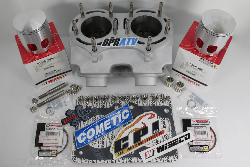 Yamaha Banshee CUB 64mm Stock Bore Cylinder WISECO Pistons Bearings Top End Kit