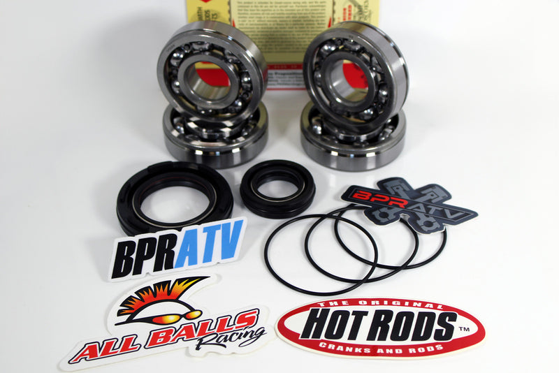 Banshee 350 Hot Rods 4001 Crankshaft Rebuild Kit Crank Main Bearings & Seal Kit