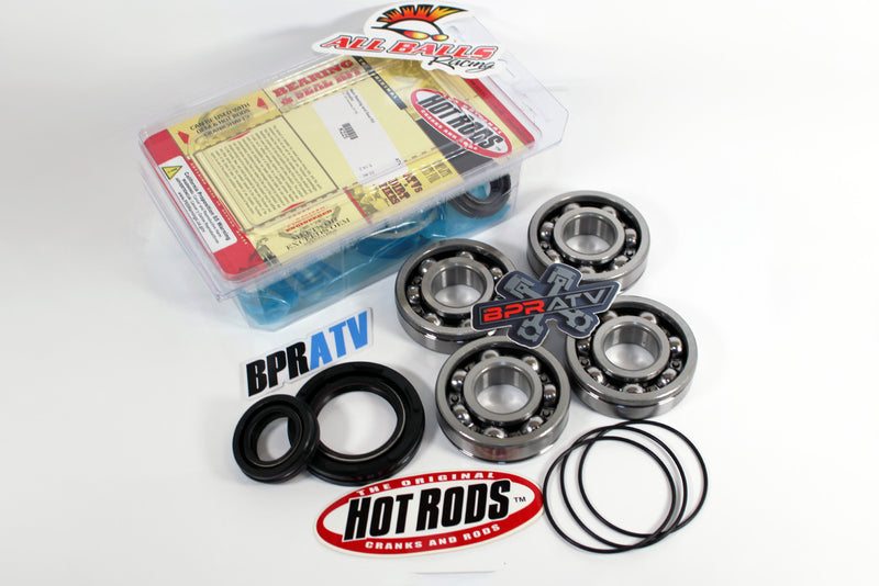 Banshee 350 Hot Rods 4111 +4 mil Crankshaft Rebuild Kit Main Bearings & Seal Kit