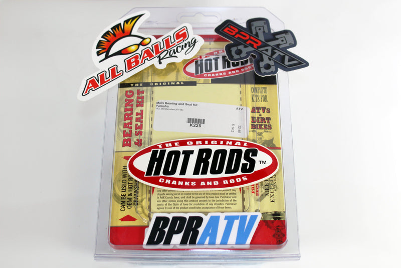 Banshee 350 Hot Rods 4111 +4 mil Crankshaft Rebuild Kit Main Bearings & Seal Kit