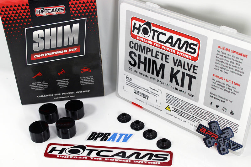Hot Cams Valve Shim Conversion Kit with Shim Kit DLC Hotcams Polaris 570 RZR ACE