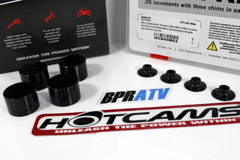 Hot Cams Valve Shim Conversion Kit with Shim Kit DLC Hotcams Polaris 570 RZR ACE