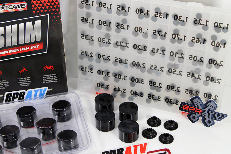Polaris General 1000 XP1000 Hot Cams Valve Shim Conversion Kit +Hotcams Shim Kit
