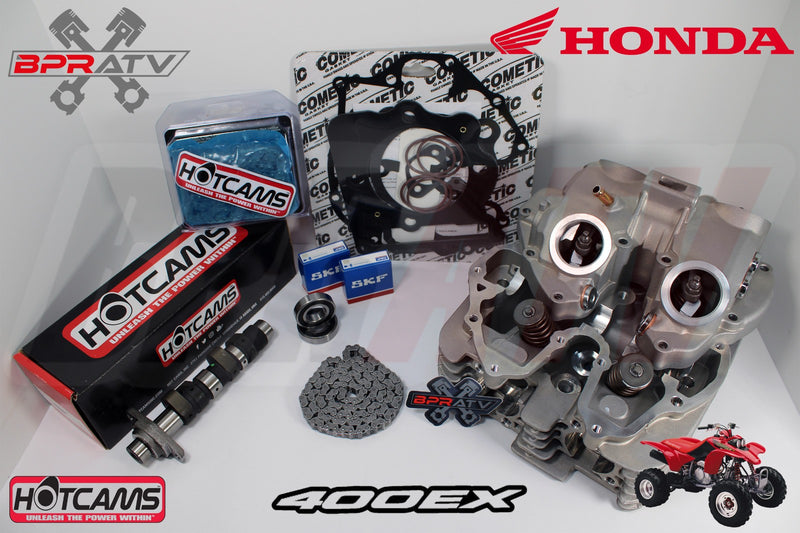 Honda TRX 400EX Assembled Cylinder Head Stage 2 Hot Cams Chain 87 88 89 Cometic