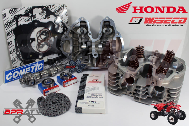 TRX 400EX 400EX Cylinder Head Stage 2 Hot Cams WISECO Chain Big Bore Cometic Kit