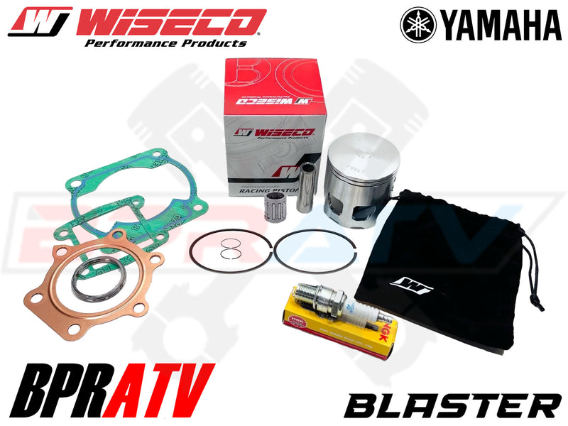 Yamaha Blaster 200 YFS200 66m Stock OEM Bore Cylinder WISECO Top End Rebuild Kit