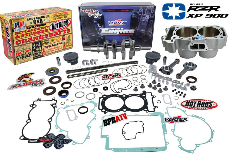 Polaris RZR XP 900 Complete Engine Rebuild Kit Crank Cylinder Pistons '2013-2014
