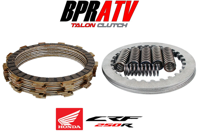 04-09 Honda CRF250R CRF 250R Heavy Duty Steel Plates Fibers & Springs Clutch Kit