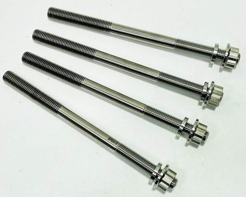 Yamaha YZ450FX High-Performance Titanium Cylinder Bolts Head Stud Kit 2016-2023