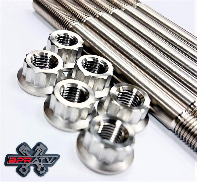 Yamaha YZ450FX High-Performance Titanium Cylinder Bolts Head Stud Kit 2016-2023