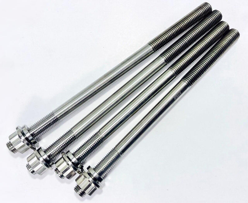 Yamaha YZ450FX High-Performance Titanium Cylinder Bolts Head Stud Kit 2016-2023