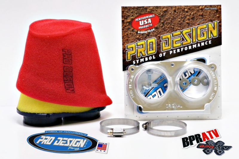 Pro Design Pro Flow Foam Air Filter Intake PWR Kit PD205 Yamaha Raptor 660 660R