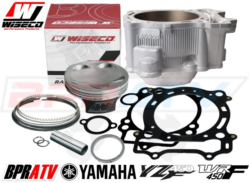 16-18 Yamaha WR450F Top End Rebuild Kit Stock Bore Cylinder Wiseco Piston Gasket