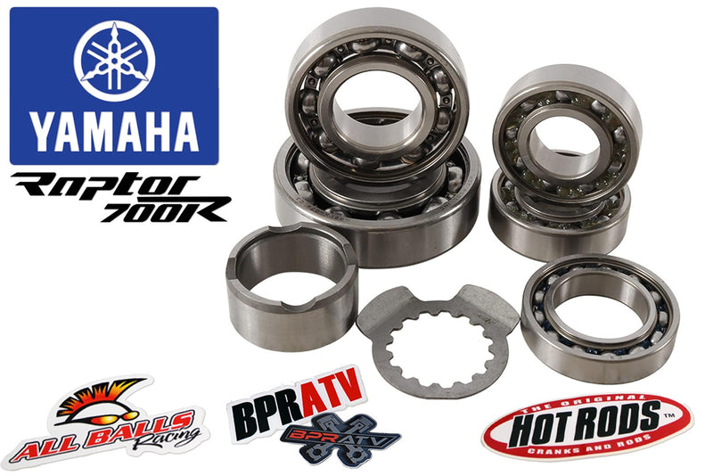 Yamaha Raptor 700 YFM 700R Hot Rods Heavy Duty Transmission Bearings Kit TBK0078