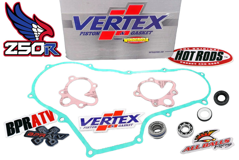 86-89 Honda TRX250R TRX 250R Hot Rods Vertex Water Pump Rebuild Kit Seal Bearing