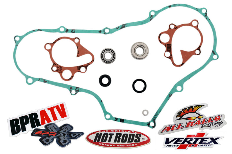 86-89 Honda TRX250R TRX 250R Hot Rods Vertex Water Pump Rebuild Kit Seal Bearing